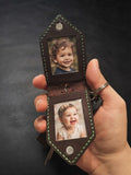 Key chain with photo compartment